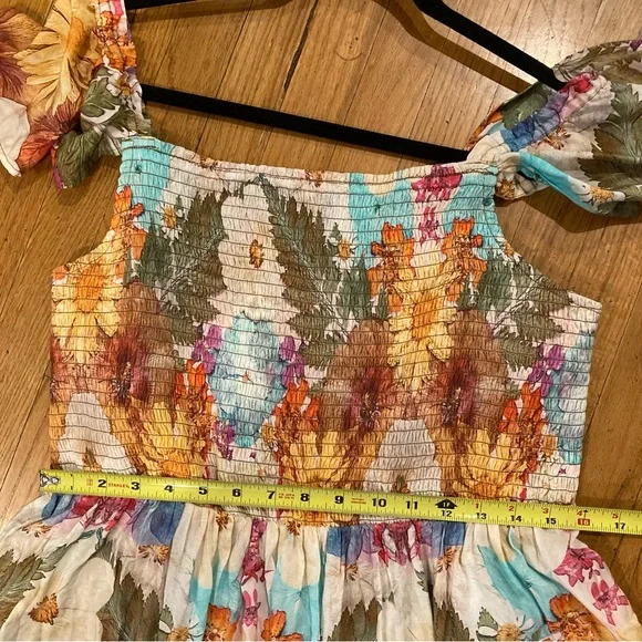 Anthropologie Moxy Collective Smocked
Floral Flutter Sleeve Sleep Dress - Picture 11 of 13